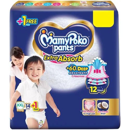 Mamypoko Pants Super Premium Organic Diapers Size Xxl 32pcs delivery near  you in Thailand | foodpanda